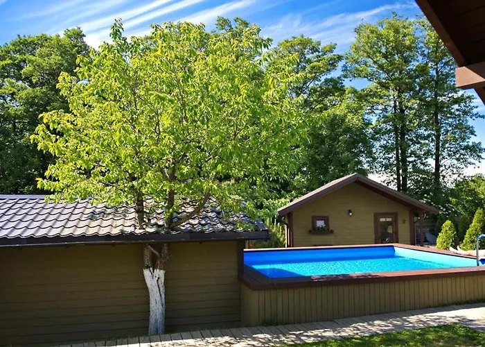 Juros Namukas Su Baseinu Keturiems Kunigiskiuose Vakantiehuis